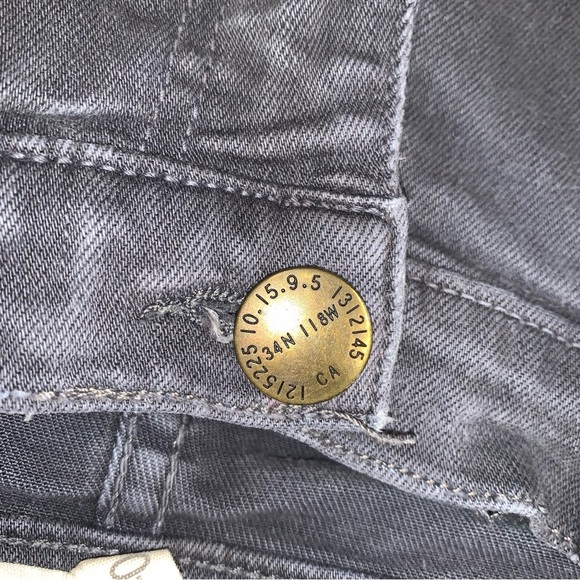 Current/Elliot Gray Denim Skinny Jeans size 29/0 - Picture 10 of 13